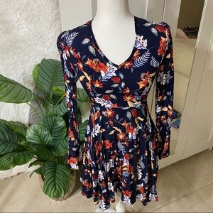 Floral Print Dress Jaase